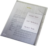Combifile Leitz 4729 sorteerzichtmap A4 PP transparant 3 stuks
