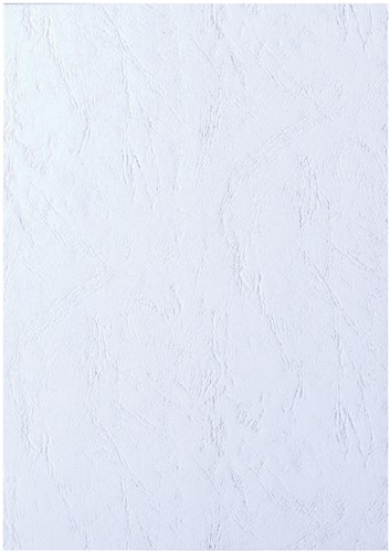 Voorblad Fellowes A4 lederlook wit 100 stuks-2