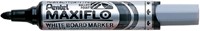 Whiteboardmarker Pentel MWL5M Maxiflo rond 3mm zwart