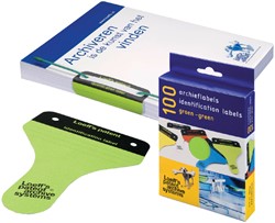Archieflabel Loeff's karton groen 100 stuks