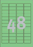 Etiket Avery Zweckform L6040-20 45.7x21.2mm groen 960stuks-2