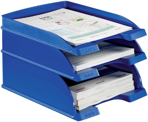 Brievenbak Leitz Plus Slim A4 blauw-2