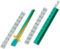 Tabstroken Durable zelfklevend glashelder 50x200mm-5