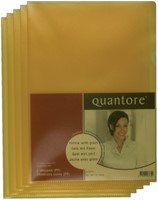 Insteekmap L-model Q-Connect A4 PP 0.12mm geel 100 stuks-1