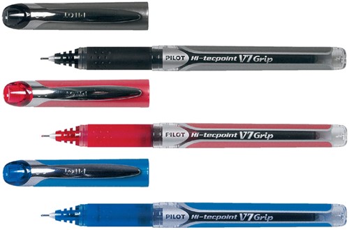 Rollerpen PILOT Hi-Tecpoint Grip V7 medium rood-2