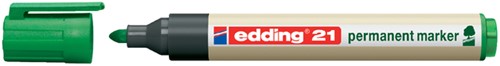 Viltstift edding 21 EcoLine rond groen 1.5-3mm
