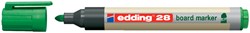 Whiteboardmarker edding 28 EcoLine rond 1.5-3mm groen