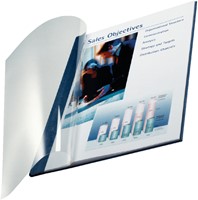 Inbindomslag Leitz 3.5mm zachte kaft blauw 10 stuks-3