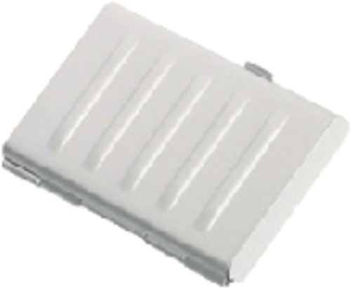 Visitekaartenhouder 2 vaks mat aluminium