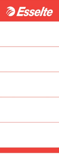 Rugetiket Esselte breed 50x158mm karton wit 100 stuks