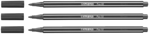 Viltstift STABILO Pen 68/46 medium zwart-2