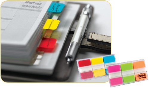 Indextabs Post-it 686GOT 25.4x38mm strong roze en groen 36 tabs-3