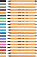 Fineliner STABILO point 88/96 fijn donkergrijs-2