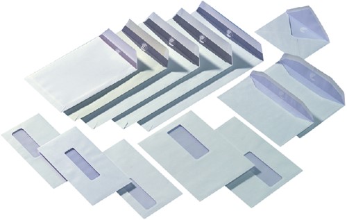 Envelop Quantore 229x324mm venster 4x11cm links zelfklevend 250 stuks-3