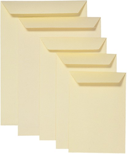 Envelop Quantore akte EB4 262x371mm cremekraft 250 stuks-2