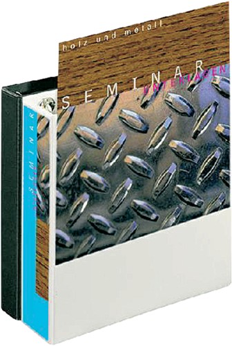 Presentatieringband Esselte Essentials panorama A4 4-rings D-mechaniek 40mm wit-2