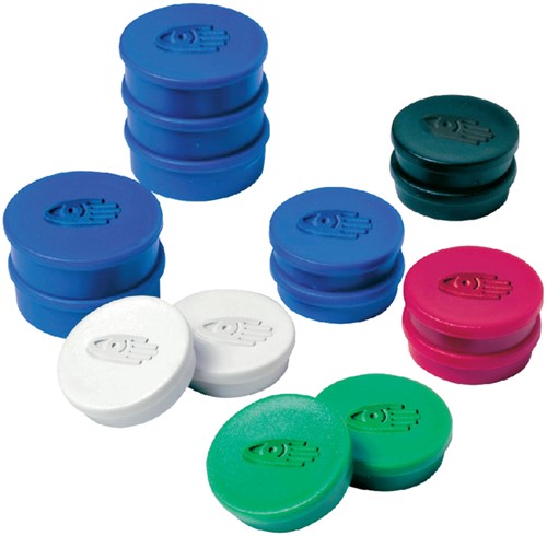 Magneet Legamaster 30mm 850gr zwart 10 stuks-2