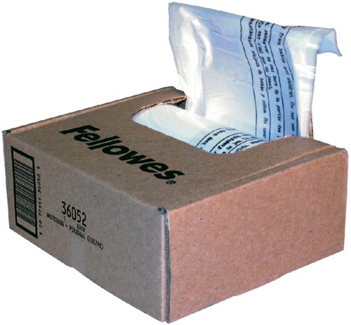 Papiervernietigerzak Fellowes 34 liter 100 stuks-2
