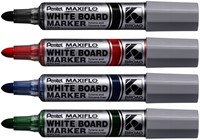 Whiteboardmarker Pentel MWL5M Maxiflo rond 3mm blauw-1