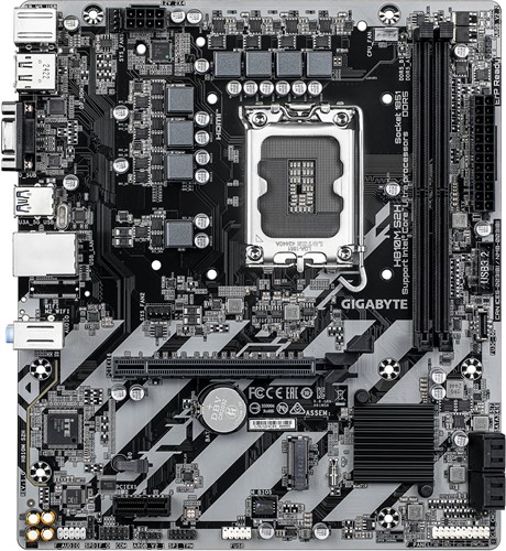 GIGABYTE H810M S2H moederbord Intel H810 LGA 1851 (Socket V1) micro ATX-2