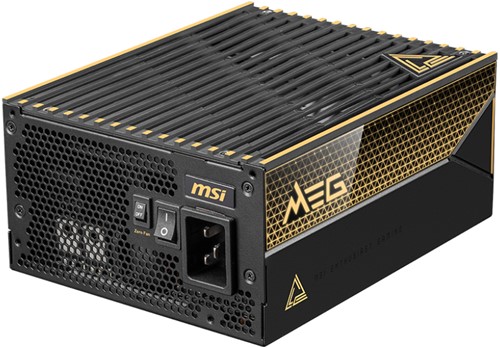 MSI MEG Ai1600T PCIE5 power supply unit 1600 W 24-pin ATX ATX Zwart