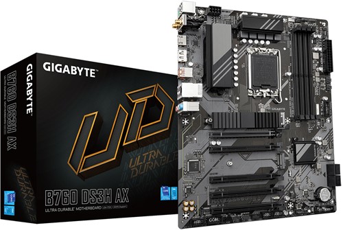 GIGABYTE B760 DS3H AX moederbord Intel B760 Express LGA 1700 ATX