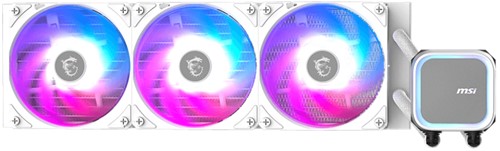 MSI MAG Coreliquid A13 360 WHITE Moederbord, Processor Alles-in-één vloeistofkoeler 12 cm Wit 1 stuk(s)