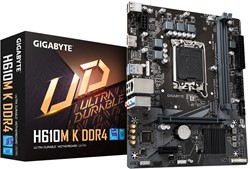 GIGABYTE H610M K DDR4 moederbord Intel H610 Express LGA 1700 micro ATX
