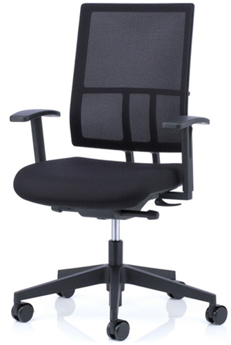 Bureaustoel Köhl Anteo Basic 5000 zitting met AIRSeat en netrug zwart-2