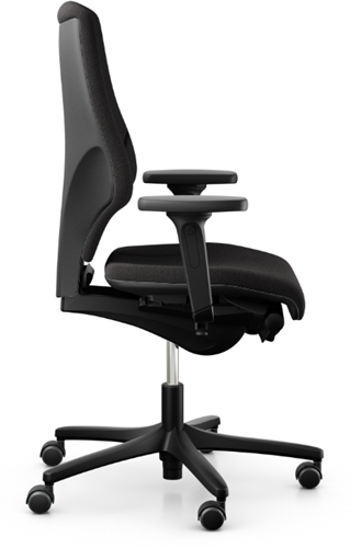 Bureaustoel Giroflex 64-3578 standaard zitting en rug zwart-2