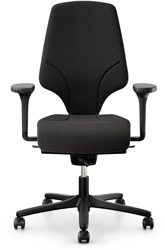 Bureaustoel Giroflex 64-3578 standaard zitting en rug zwart