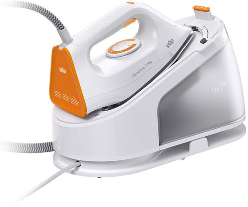Braun CareStyle 1 IS 1511 WH 2200 W 1,7 l Keramische zoolplaat Grijs, Oranje