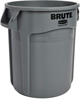 Afvalcontainer Rubbermaid Brute 121,1L rond grijs