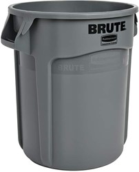 Afvalcontainer Rubbermaid Brute 121,1L rond grijs