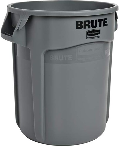 Afvalcontainer Rubbermaid Brute 121,1L rond grijs
