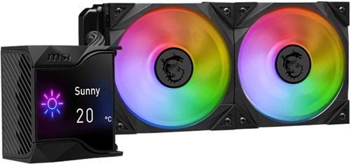 MSI MPG Coreliquid D240 Processor Kit voor vloeistofkoeling 12 cm Zwart 1 stuk(s)-2