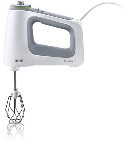 Braun HM 5107 WH Handmixer 750 W Grijs, Wit-3