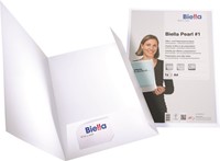 Offertemap Pearl 1 A4 met insteektas 2 flappen wit-2