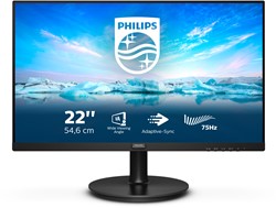 Philips V Line 222V8LA/00 computer monitor 54,6 cm (21.5") 1920 x 1080 Pixels Full HD LCD Zwart