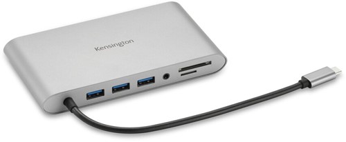 Kensington UH1440P USB-C 5Gbps Dual Video Driverless Mobile Dock – 85W Pass-Through Power – DP/HDMI/VGA