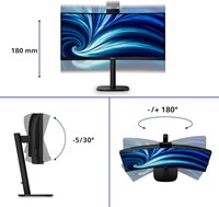 Philips 3000 series 34B2U3600CH/00 computer monitor 86,4 cm (34") 3440 x 1440 Pixels Wide Quad HD LCD Zwart-3