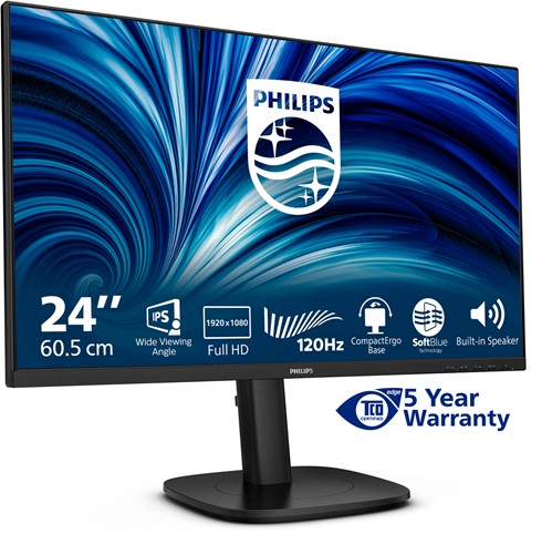Philips 3000 series 24B2N3200J/00 computer monitor 60,5 cm (23.8") 1920 x 1080 Pixels Full HD LCD Zwart-2