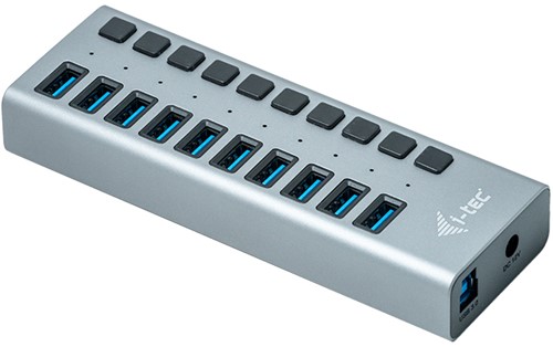 i-tec USB 3.0 Charging HUB 10 port + Power Adapter 48 W-3