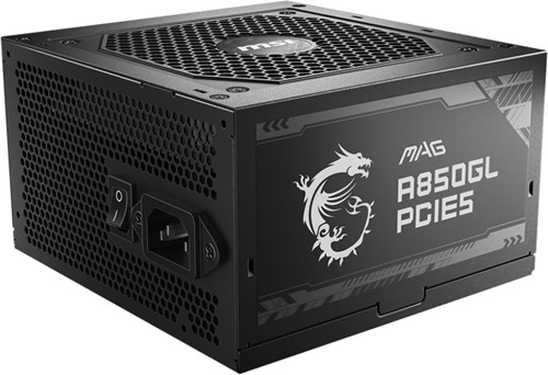 MSI MAG A850GL PCIE5 power supply unit 850 W 20+4 pin ATX ATX Zwart