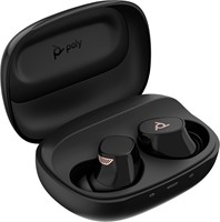 HP Poly Voyager Free 20 Black Earbuds +Basic Charge Case-2