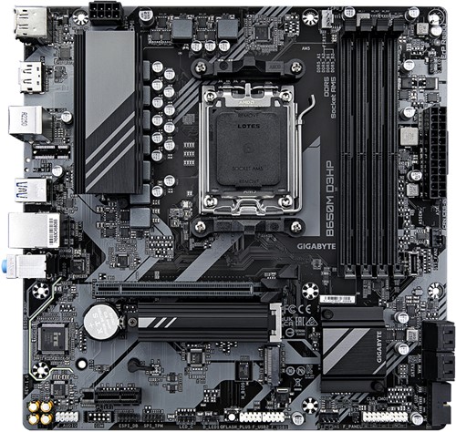 GIGABYTE B650M D3HP moederbord AMD B650 Socket AM5 micro ATX-3