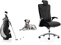 Bureaustoel Köhl Salveo 8220-25 leder/kunstleder combinatie zwart-2