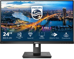 Philips B Line 245B1/00 LED display 60,5 cm (23.8") 2560 x 1440 Pixels Quad HD Zwart