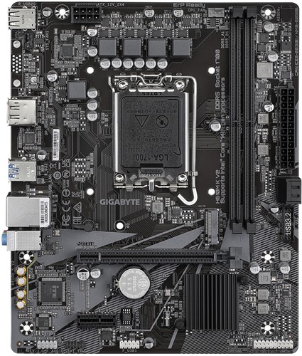 GIGABYTE H610M K V2 moederbord Intel H610 LGA 1700 micro ATX-2
