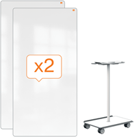 Whiteboard systeem Nobo Move & Meet 1800x900mm-2